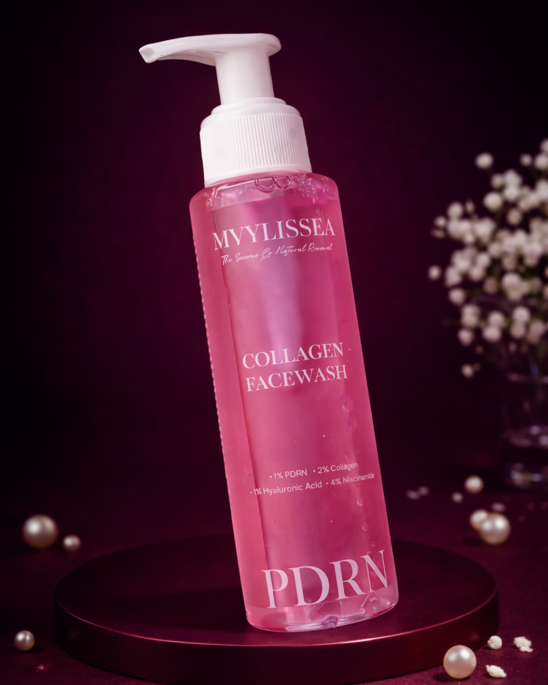 MVYLISSEA Collagen Facewash ,Hydrating Cleanser with PDRN, Collagen & Niacinamide