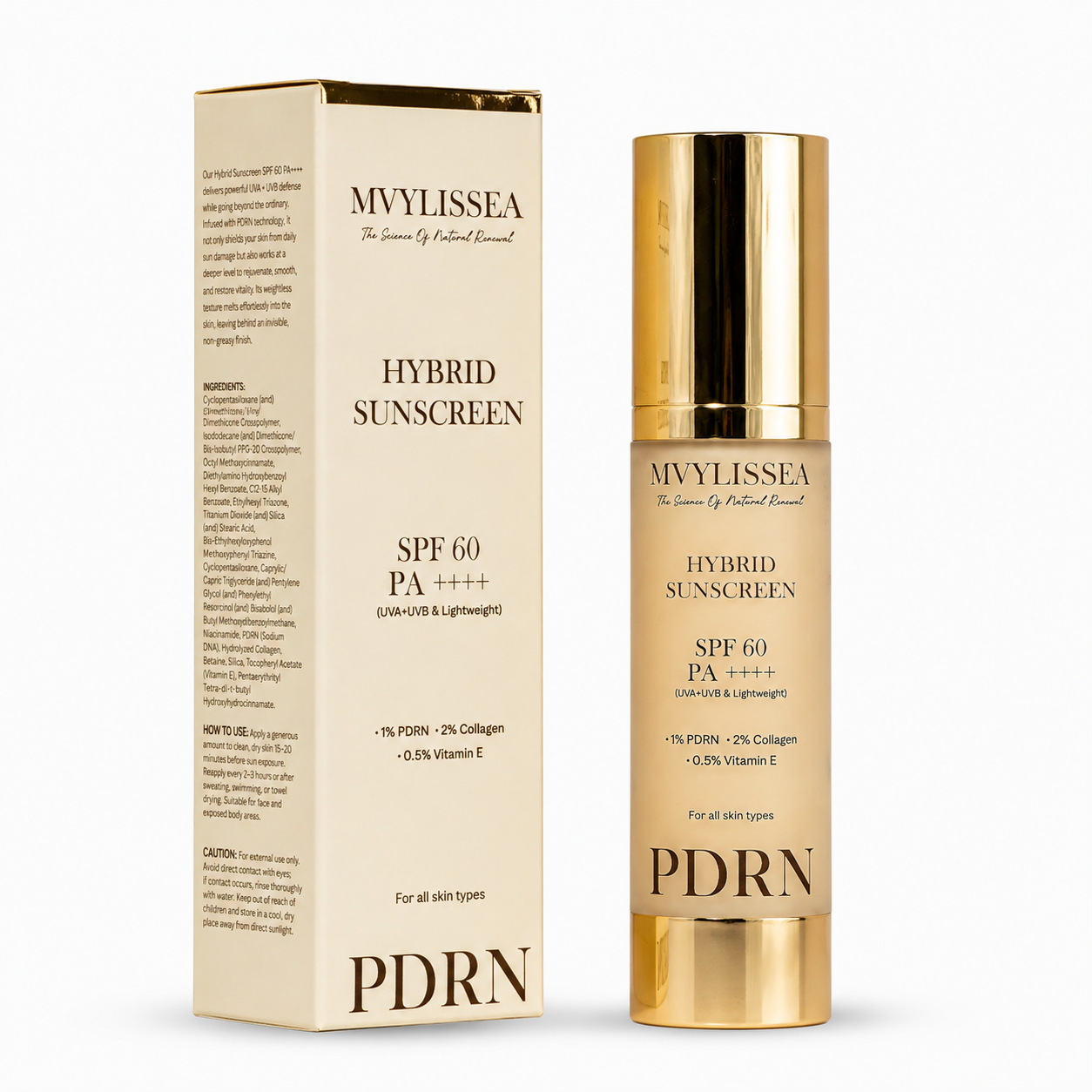 Hybrid Sunscreen SPF 60 PA+++Broad-Spectrum