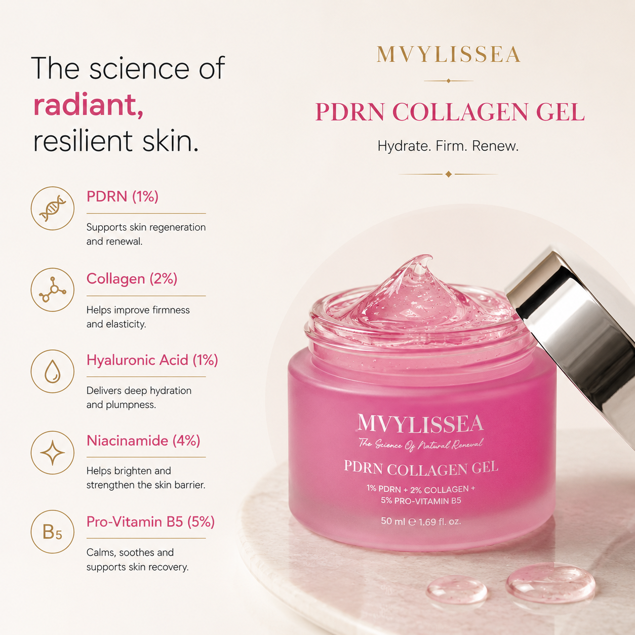 Collagen Intensive Hydrating Gel (PDRN & Hyaluronic Acid)