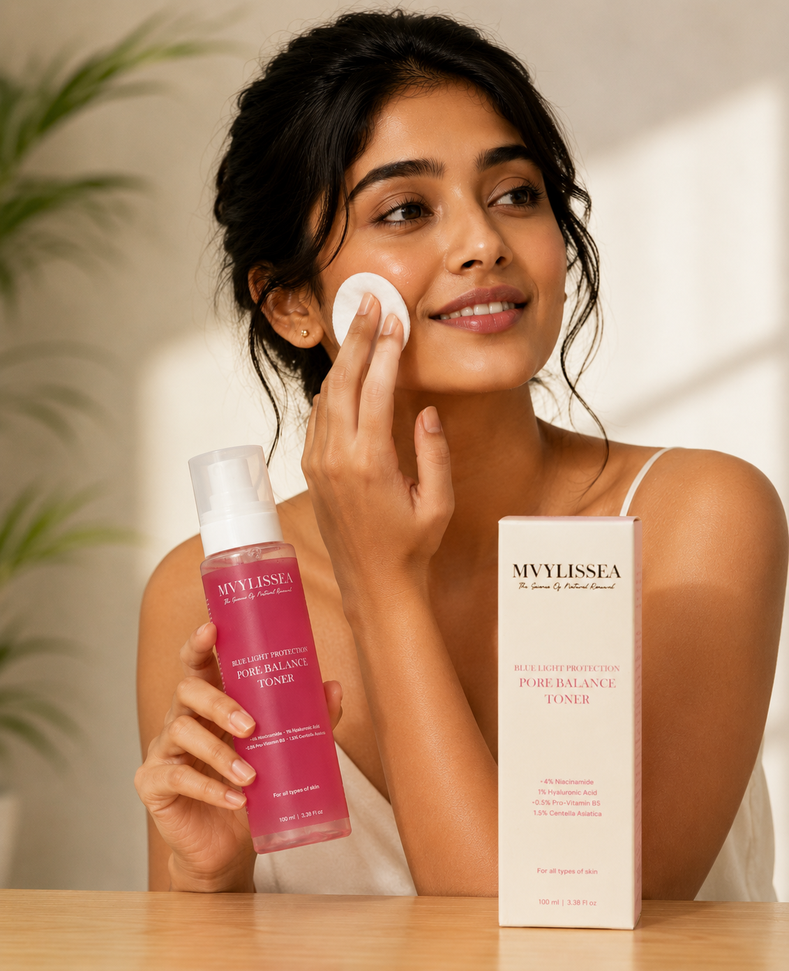 Pore-balance toner( niacinamide +hyaluronic acid+ panthenol)