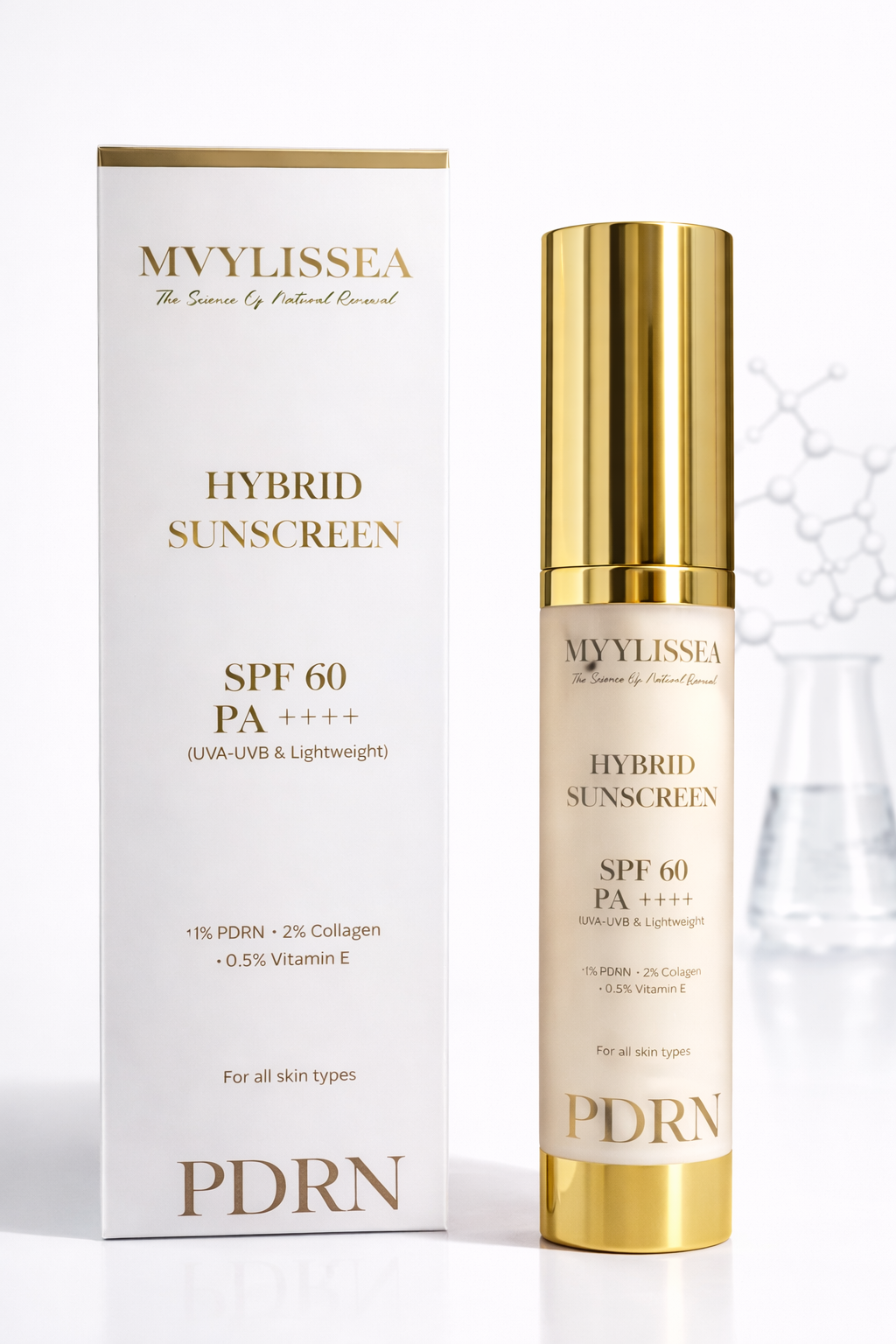 Hybrid Sunscreen SPF 60 PA+++Broad-Spectrum